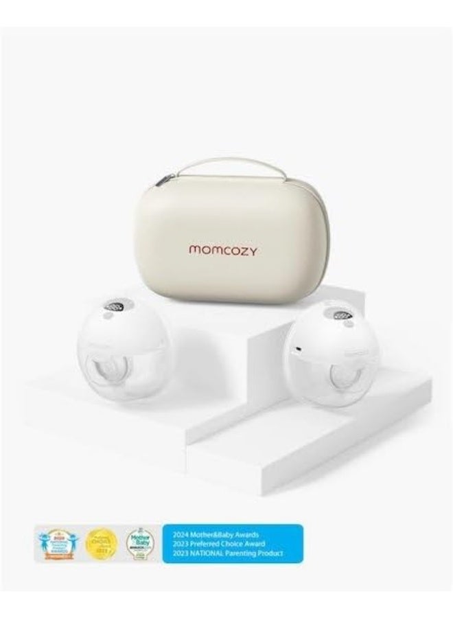 مام كوزي شفاط الثدي المزدوجة الكهربائية القابلة للارتداء MOMCOZY M5 متعددة الوظائف - رمادي 120ملى - Image 5